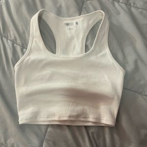 white padded forever 21 tank top